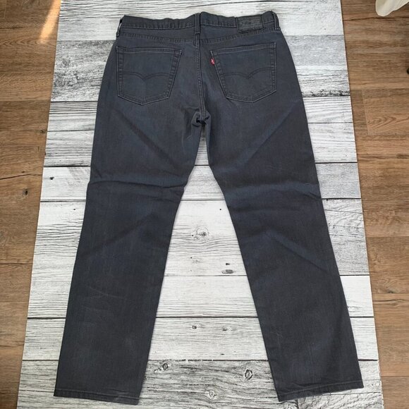 Levi's 541 Black Denim Athletic Taper Stretch Jeans - Picture 4 of 15